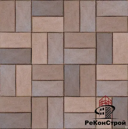 Фото №0 Клинкер тротуарный красный "Глазго" флешинг ЛСР Design