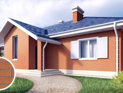 Фото №0 Кирпич лицевой Маркинский завод керамический полуторный красный