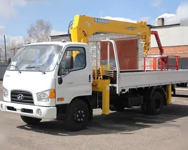 фото Hyundai HD 78 Кран манипулятор с кму soosan 335