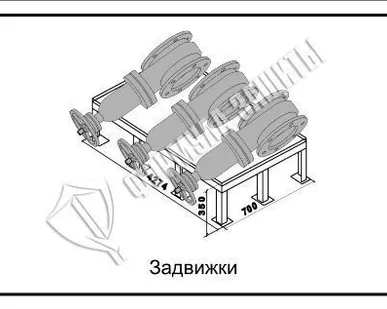 фото Схема «Задвижки» (300х400 мм)