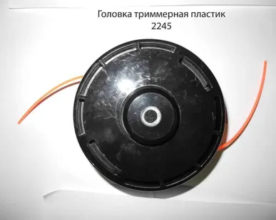 фото Головка триммерная пластик черный