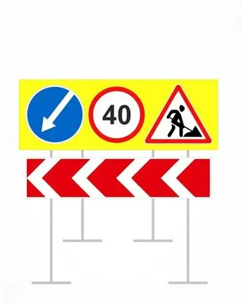 Фото №0 Опора для четырех знаков ОПС-4.000 СБ