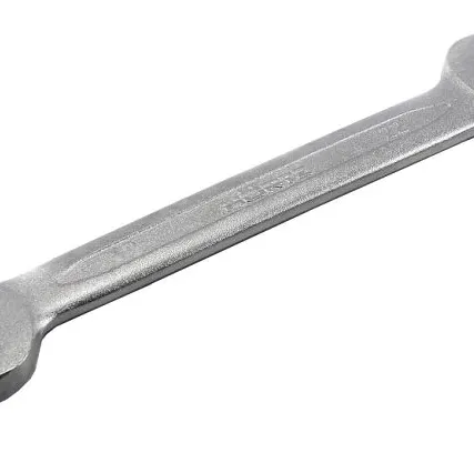 Фото №0 Ключ гаечный рожковый двусторонний 41x46 мм хромирование HORTZ