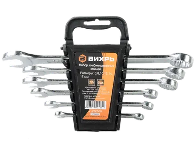 фото Вихрь Набор комбинированных ключей ВИХРЬ 6 шт