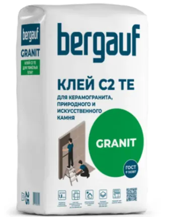Фото №0 Клей для керамогранита Bergauf Granit 25 кг