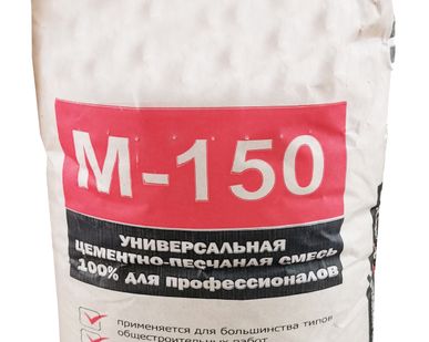 фото Цементно-песчаная смесь М-150 (25кг)