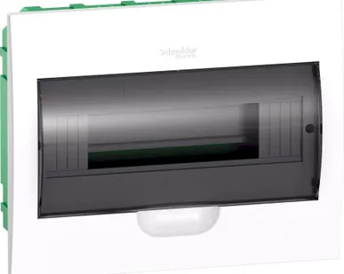 фото Schneider electric бокс 18 мод, встраиваемый, прозрачная дверь IP40 63А