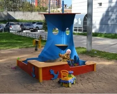 фото Песочница "Корабль"