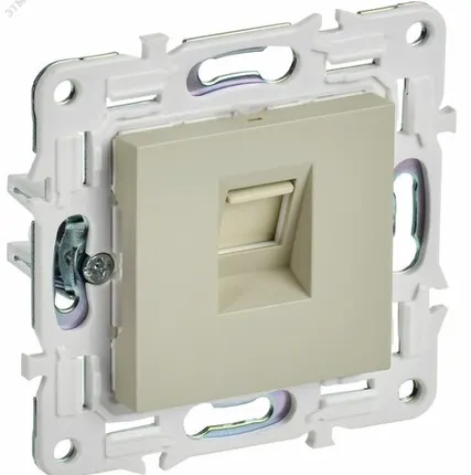 Фото №0 SKANDY Розетка компьютерная RJ45 кат.5E SK-K01B бежевый IEK