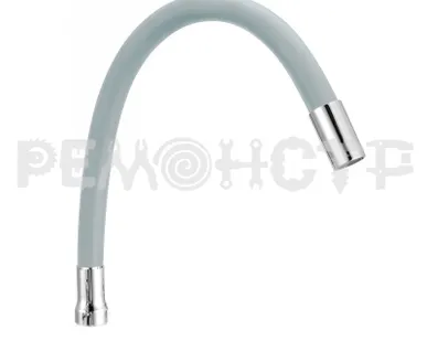 фото Излив к смесителю 1398 силикон SP-07GR гибкий, серый Lucky Tap, 1/50 П