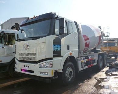 фото Автобетоносмеситель (миксер) FAW J6, объем бочки 10 куб.м.