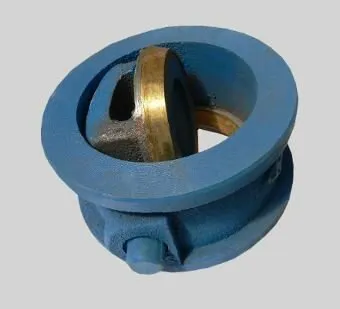 фото 22021040 Клапан обр. чуг.Ф80 19ч21бр поворотн.