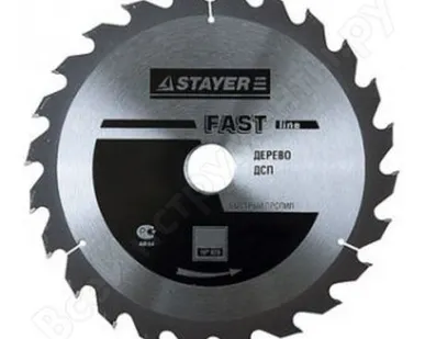 фото Диск пильный 230х30х24 дерево STAYER MASTER FAST-Line 24Т