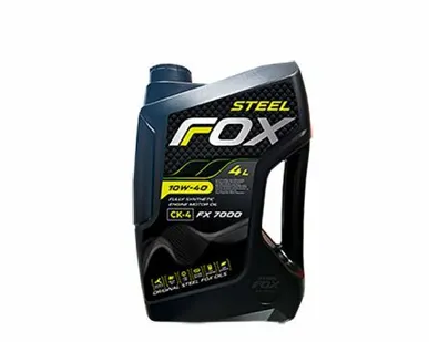 фото Дизельное моторное масло Steel FOX FX7000 SAE 10W40 CK-4 20л
