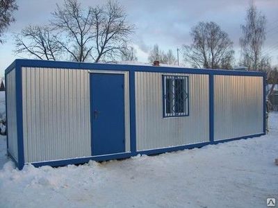 Фото №0 Блок-контейнер металлический 8х2,4м