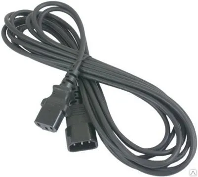 Фото №0 Кабель питания монитор-компьютер PC-VDE-1.8M (3x0.75), 1.8 м