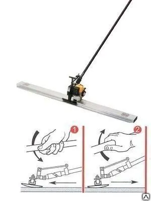 Фото №0 Виброрейка реверсивная плавающая серии QZ E 2.0м 220В, 110Вт Enar, Испания