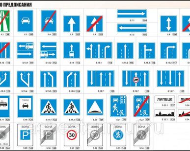 фото Знаки особых предписаний ООО Нива