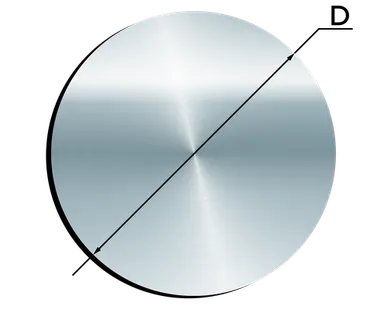 фото Горячекатаный круг оцинкованный 16