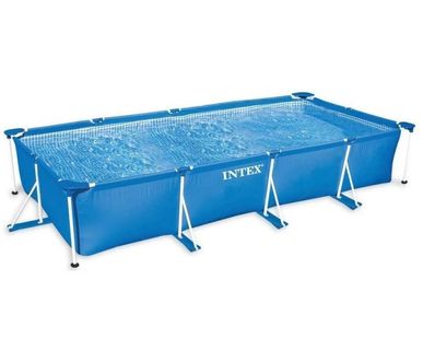 фото Бассейн каркасный "Rectangular Frame"  (450х220х84 см) Intex (Арт.28273)