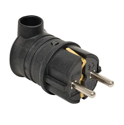 Фото №0 Вилка угловая 230В 2P+PE 16А IP44 каучук PROxima EKF RPS-017-16-230-44-r