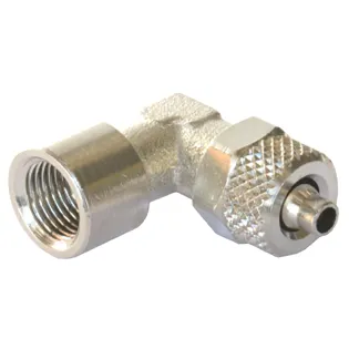 Фото №0 305F1014 - Фитинг с накидной гайкой угловой внутр. резьба G1/4" под трубку 10/8 мм