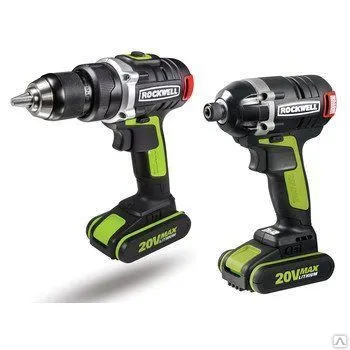 Фото №0 Набор инструмента Rockwell шуруповерт аккумуляторный