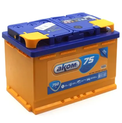 Фото №0 Аккумулятор АКОМ 75 Ач о.п.