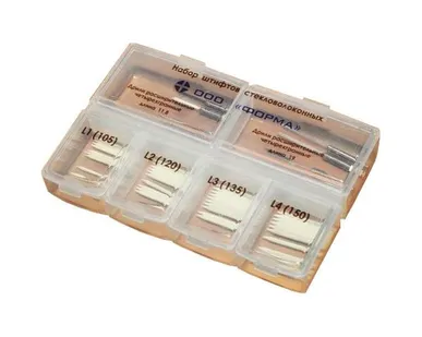 фото Набор штифтов стекловолоконных и дрилей (40 штифтов+8 дрилей)