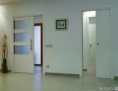 фото Установка раздвижных дверей