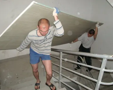 фото Подъём строительного материала