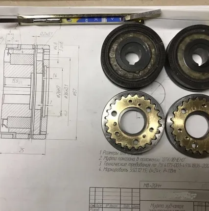 Фото №0 Муфта магнитная. Муфта зубчатая электромагнитная MAHO MH600. муфты тип KLDO в Каменске-Уральском