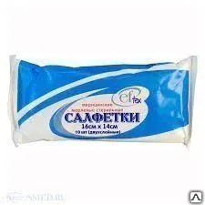 фото Салфетка стерильная (16х14) двухслойная (10шт/уп.)