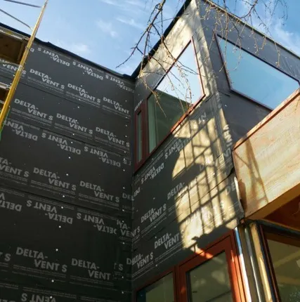 Фото №3 Мембрана диффузионная повышенной прочности DELTA-VENT S Plus с 2 зонами проклейки 1.5х50м, 150г/м2