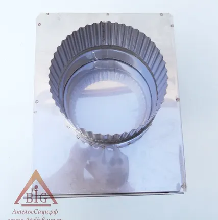 Фото №2 Шибер выдвижной D130 мм (нерж. 0,8 мм AISI 304)