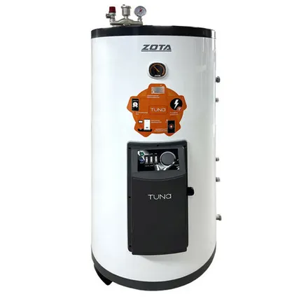 Фото №0 Водонагреватель комбинированный Zota Tuna 150л с теплообменником и ТЭНом (5кВт, круглый напольный)