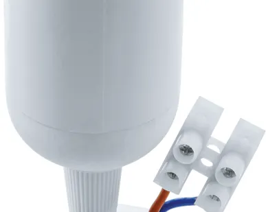 фото Патрон электрический 71 287 NLH-P-F-WH-E27-TB пластик. подвесной с клеммной колодкой на проводе бел. Navigator 71287