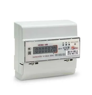 Фото №1 Счетчик НЕВА 306 3ф 5-60А 1 класс точн. ЖКИ Тайпит 6056056