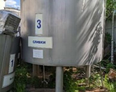 фото Емкость нержавеющая, объем — 2 куб.м., вертикальная, рубашка, термос, мешалка Б/У в Москве