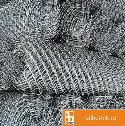 Фото №0 Сетка Рабица оцинкованная 40х40х2,5 мм в рулоне 1,5х10 м