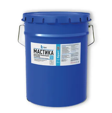 Фото №0 "Брит" Стандарт-Р Мастика для ремонта кровель битумно-полимерная 5л/5кг (96 шт/пал)