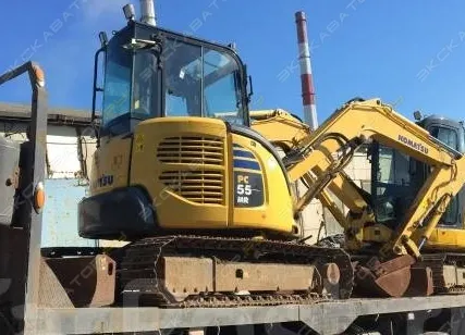 Фото №1 Аренда мини-экскаватора Komatsu PC55-MR3, Владивосток
