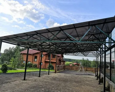 фото Навес для авто 6х5 м
