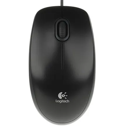 Фото №0 Мышь компьютерная Logitech B100 Optical Mouse USB (910-003357)
