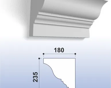 фото Карниз (лепнина) К050