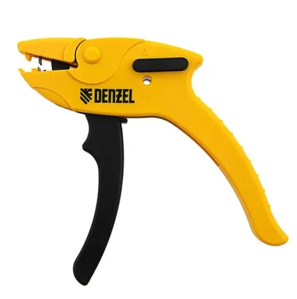 Фото №0 Щипцы для зачистки электропроводов 0.2-6 мм2 функция обрезания проводов max.до 0,8 мм Denzel