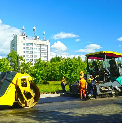 Фото №0 Асфальтирование дорог и тротуаров
