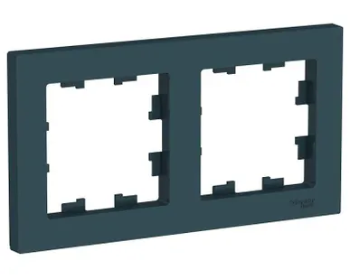 фото Рамка 2-м AtlasDesign универс. изумруд SchE ATN000802