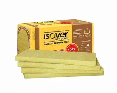 фото Утеплитель ИЗОВЕР Мастер Теплых Стен 1000*600*50 4,8м2, 0,24м3, 8п
