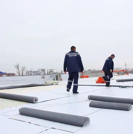 Фото №0 Ремонт плоской кровли